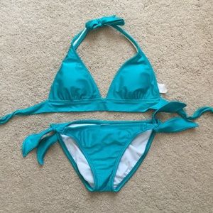 Split Brand Halter Bikini